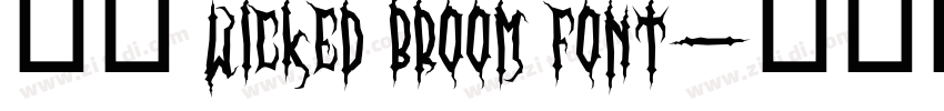获取 Wicked Broom Font字体转换